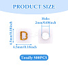 Opaque Acrylic Beads MACR-TAG0001-07D-4