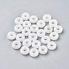 Natural White Jade European Beads X-G-G740-12x6mm-26-1