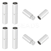 8 Sets 304 Stainless Steel Bayonet Clasps STAS-UN0037-38-1