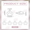 120Pcs Tibetan Style Zinc Alloy Pendants FIND-LP0001-91-2