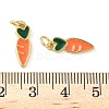 Brass Enamel Pendants KK-C110-23A-G-3