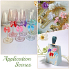 72Pcs 6 Colors Bowknot Polyester Ornament Accessories DIY-SP0003-60A-4