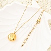 304 Stainless Steel Clear Cubic Zirconia Constellation Pendant Necklaces NJEW-R021-02G-12-2