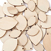DIY Unfinished Wooden Pendant Earring Making Kits DIY-YS0001-16-16