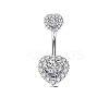 304 Stainless Steel Belly Rings WGE61B2-01-2