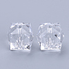 Transparent Acrylic Beads X-TACR-Q259-6mm-V01-2