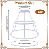 Polyester & Steel 2 Hoops Petticoat DIY-WH20032-152B-2