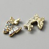 Alloy Rhinestone Cabochons MRMJ-WH0081-31LG-1