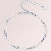 Oval Brass Beaded Bracelets for Women FS-WG887E1-02-3