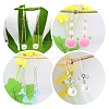 120Pcs 4 Color Eco-Friendly Plastic Earring Hooks STAS-DC0004-39-4
