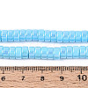 AB Color Plated Opaque Glass Beads Strands LS-GLAA-T026-3x6mm-P06-4