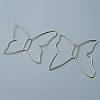 Special Iron Hollow Out Butterfly Dangle Earrings EJEW-WH0011-18G-2