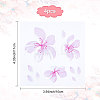 Waterproof Cherry Blossom PET Waterpoof Car Stickers DIY-WH0366-46-2