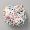 Macaron Color Polyester Pom Pom Ball Decorative Ribbons LS-OCOR-WH0090-61A-2
