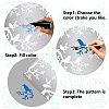Stainless Steel Cutting Dies Stencils DIY-WH0238-076-4