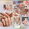 3 Sets Glass Half Round Cabochons GLAA-SC0002-63A-4