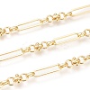 3.28 Feet Brass Handmade Link Chains X-CHC-M019-06G-1