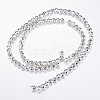 Electroplate Non-magnetic Synthetic Hematite Bead Strands G-Q465-23S-2