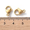304 Stainless Steel Lobster Claw Clasps X-STAS-V007-01D-G-3