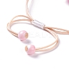Handmade Dry Pressed Flower Link Bracelet for Girl Women LS-BJEW-C004-01I-3