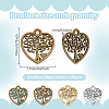 120Pcs 4 Colors Alloy Pendants FIND-GO0003-26-2
