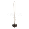 Iron Bell Pendant Decoration HJEW-JM02421-02-1