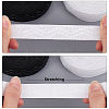 10 Yards 2 Colors Non-slip Transparent Silicone Polyester Elastic Band OCOR-GF0004-15A-3