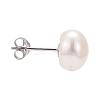Valentine Presents for Her 925 Sterling Silver Ball Stud Earrings LS-EJEW-D029-9mm-2-2