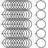 50Pcs 304 Stainless Steel Hoop Earrings EJEW-HS0001-12A-1
