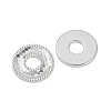 Brass Textured Linking Rings KK-K351-54P-2