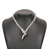 Alloy Popcorn Chain Necklaces LS-NJEW-Z020-01A-P-1