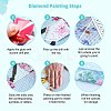 DIY 5D Tree of Life Pattern Canvas Diamond Painting Kits DIY-C021-27-6