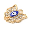 Alloy Enamel Rhinestone Glass Pendants X1-ENAM-U003-02G-03-2