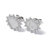 Non-Tarnish 304 Stainless Steel Stud Earring Findings STAS-F286-12P-1