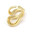 Brass Wrapped Open Cuff Rings RJEW-I100-01G-3