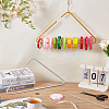 2Pcs 2 Colors Aluminum Alloy Clothing Hanger AJEW-FG0005-15-4