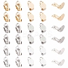 30Pcs 3 Colors 304 Stainless Steel Clip on Earring Pads STAS-SC0004-27-1