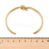 304 Stainless Steel Cuff Bracelets for Women BJEW-Z134-04G-3