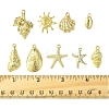 9Pcs 9 Styles Ocean Series Alloy Pendants FIND-FS0003-31-5