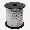 Silver Aluminum Studded Faux Suede Cord LW-D004-03-S-1