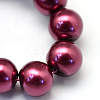 Baking Painted Glass Pearl Bead Strands X-HY-Q003-3mm-72-3