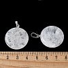 Natural Quartz Crystal Pendants G-A259-04P-06-3
