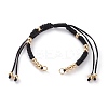 Adjustable Polyester Braided Cord Bracelet Making AJEW-JB00892-01-1