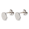 304 Stainless Steel Stud Earring Findings STAS-D371-02P-02-1