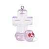 Halloween Transparent Resin Pendants CRES-B024-01P-03-1