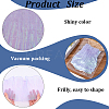 10 Yards Lucency Polyester Pleated Lace Trim OCOR-GF0004-74G-5
