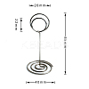 Carbon Steel Name Card Holder AJEW-WH0176-07P-1