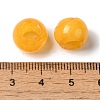 Natural White Jade(Dyed) European Beads G-N342-03O-3