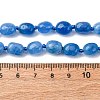 Natural Dyed Malaysia Jade Tumble Stone Nuggets Beaded Long Necklaces for Women NJEW-F340-A06-5