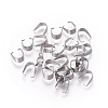 Tarnish Resistant 201 Stainless Steel Snap on Bails STAS-I101-41D-P-2